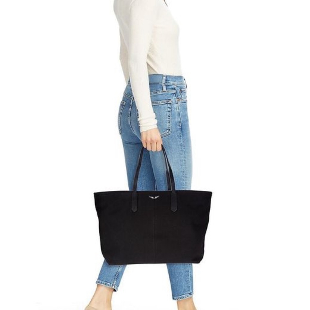 Zadig & Voltaire Mick Wings Canvas Tote - Picture 10 of 11